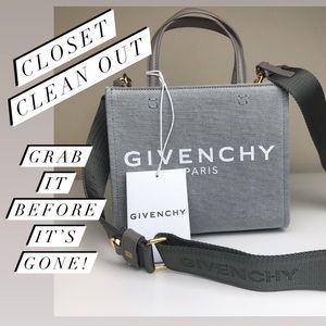 Givenchy Mini G Tote Shopping Bag Crossbody Canvas